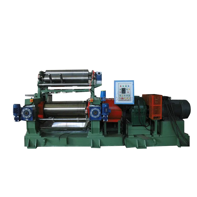 XK-450 RUBBER MIXING MILL WITH STOCK BLENDER