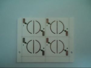 96.5AI2O3 Epoxy Automotive Oil Level Sensor Ceramic Circuit Board Assembly