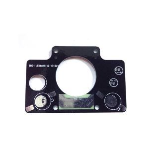 PCB circuit board with carbon oil surface