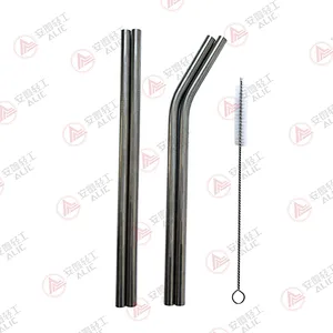 Stainless Steel Straws With Straw Brush