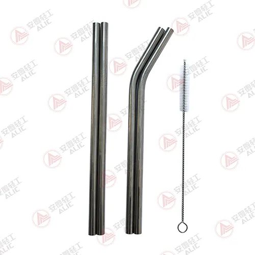 Stainless Steel Straws With Straw Brush