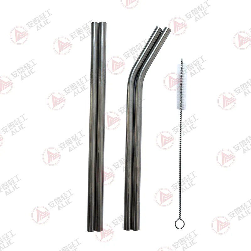 Stainless Steel Straws With Straw Brush