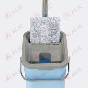 Flat Mop with Bucket