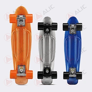 Metallic Paint Skateboard