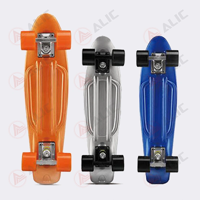 Metallic Paint Skateboard