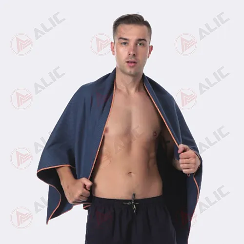 2021 Microfiber Suede Stripel Towel Supplier