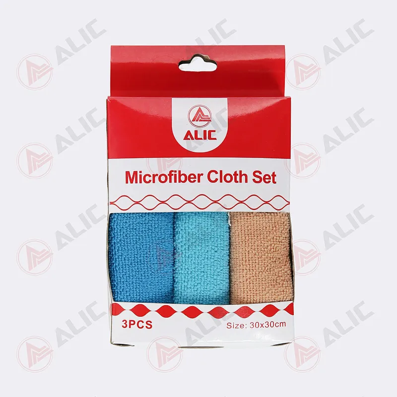 Economic Microfiber Cloth Set (3 Pcs)