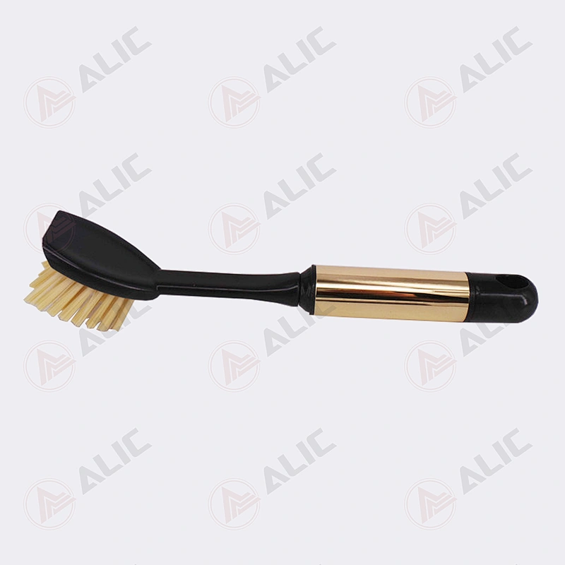Gold Handle Oval Head Dish Brush