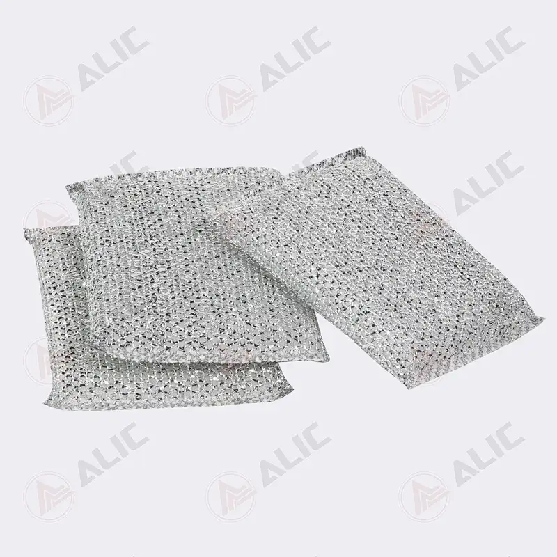 Anti-Scratch Mesh Sponge Scourers 3PK