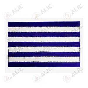 Stripe Coral Fleece Mat Supplier