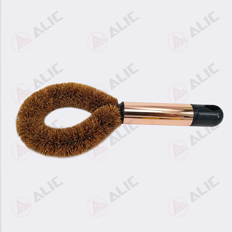 Round Dish Brush With Handle