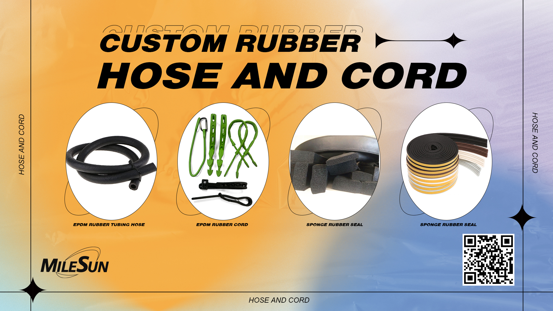 Custom rubber hose and cord