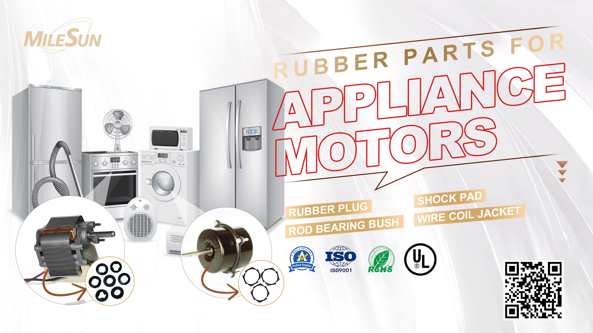 Rubber Parts for Appliance Motors
