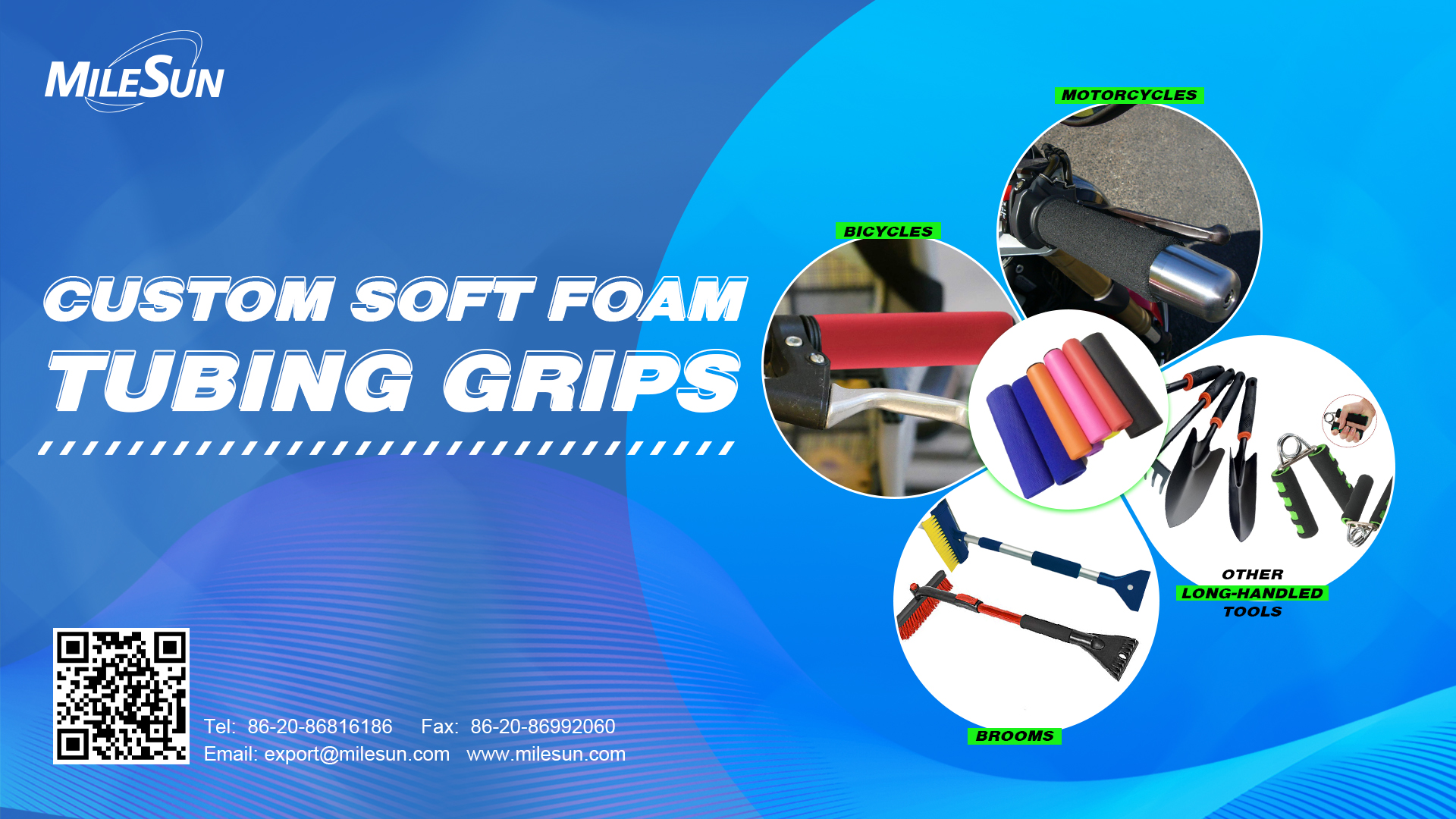 Soft Foam Tubing Grips