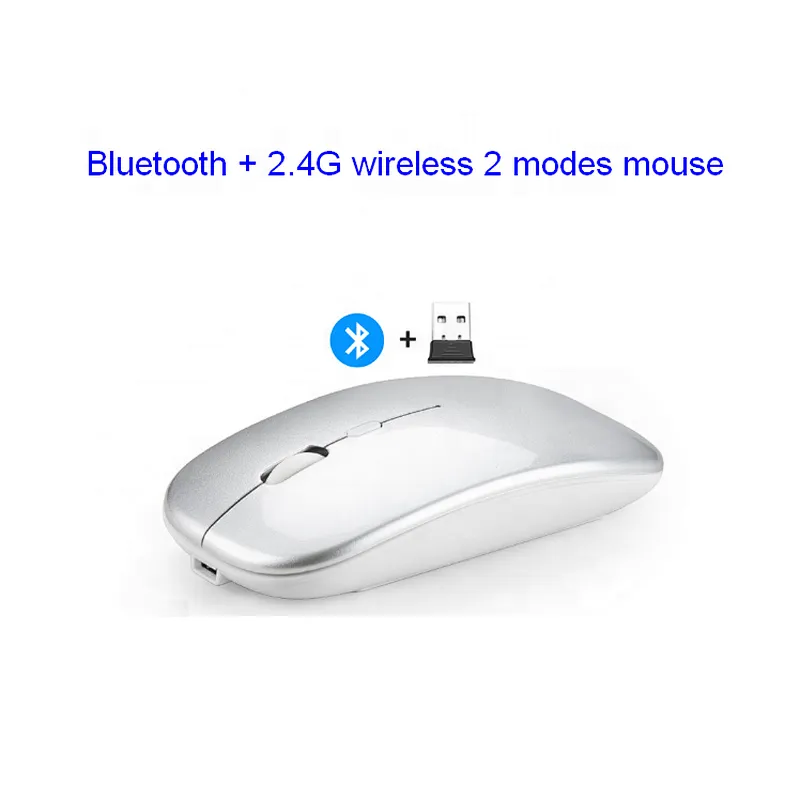 BT4.0 wireless mouse 2.4G wireless dual mode Rechargeable mouse
