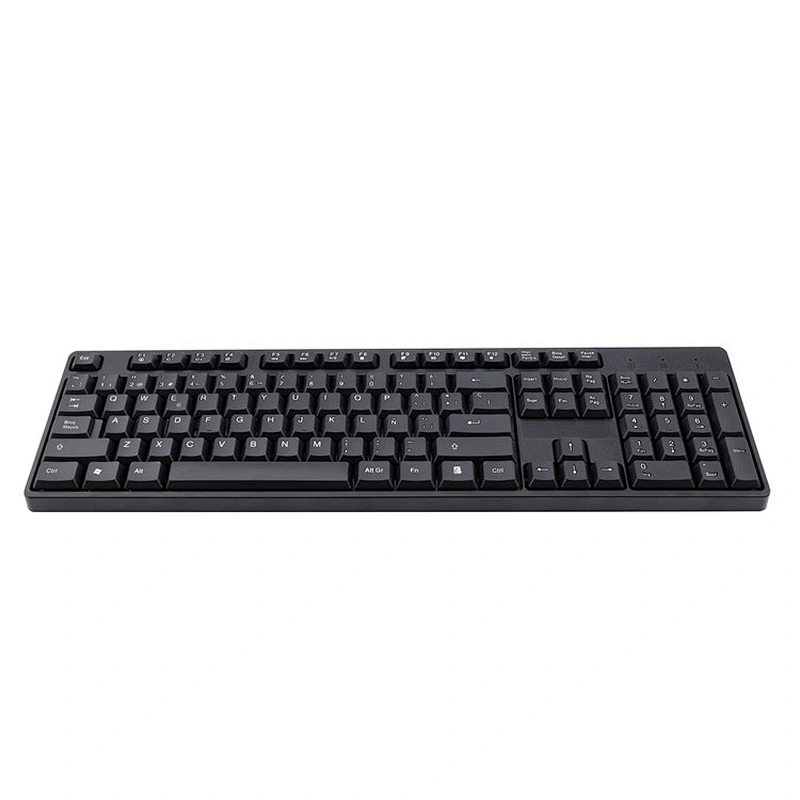 Wired USB Keyboard Office Espanol Taclado  Spanish Keyboard