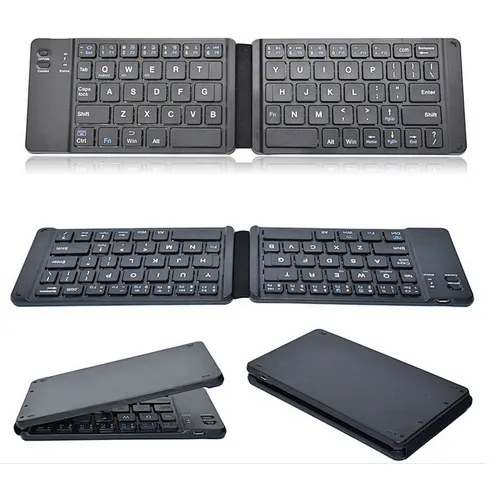 Foldable Wireless Blue tooth Keyboard Mini Foldable
