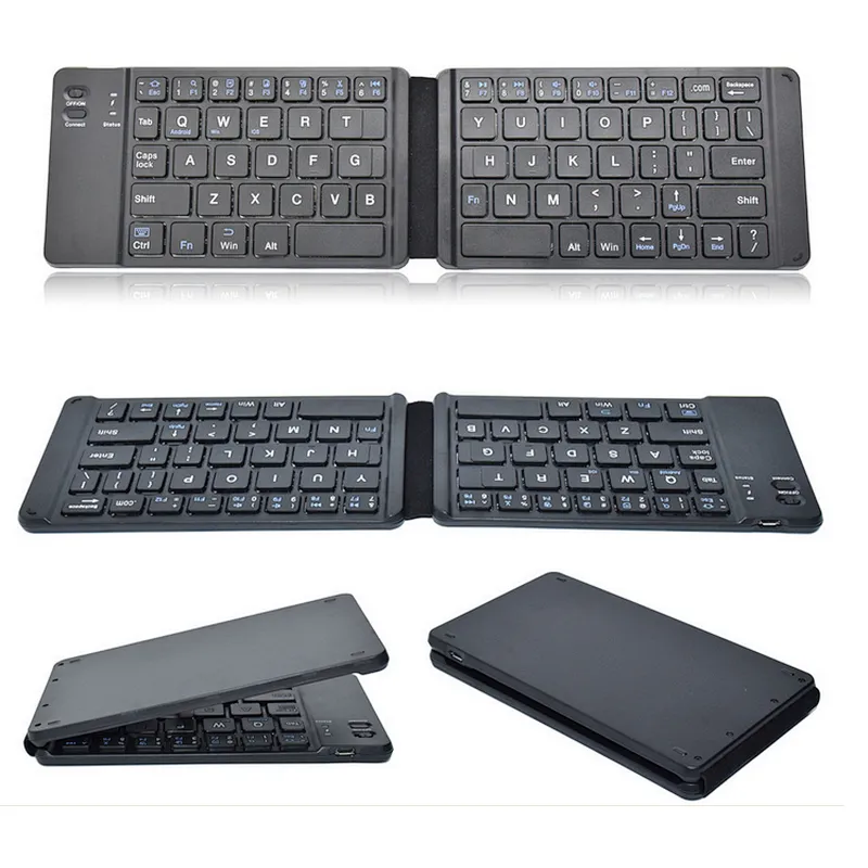 Foldable Wireless Blue tooth Keyboard Mini Foldable