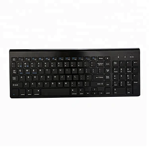 Slim  USB Wire Dual-mode Wireless Blue tooth Keyboard WK6805