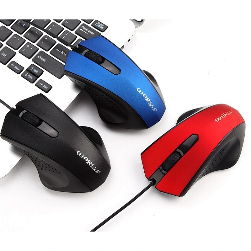 Wired USB Optical Mouse 3D for Office, Promotion, 1.5M cable wired mouse