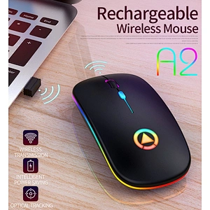 HOT LED Mouse 2.4G Wireless Rechargable Mute 3D Gaing Mouse with Backlit Mouse