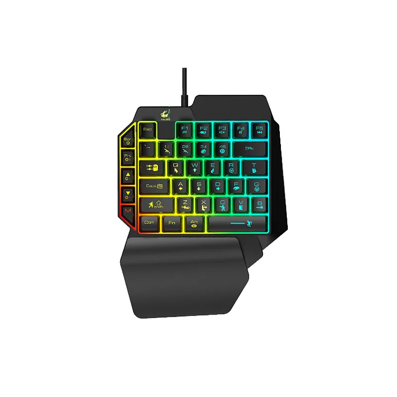 35 Keys One Single Hand Gaming Keyboard USB Wired PC Gaming Macro Keypad Gamer