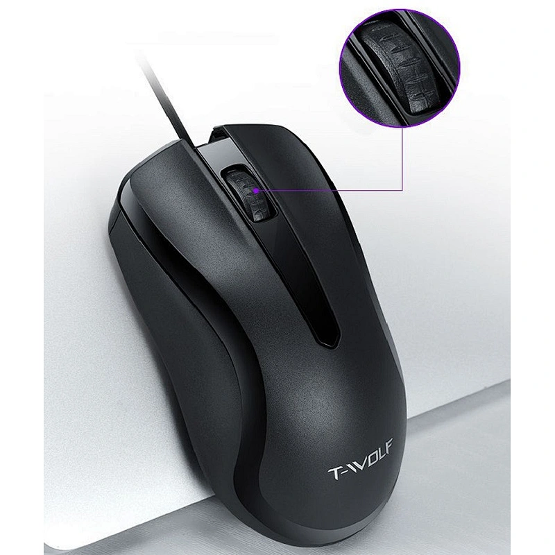 3D Wired USB Optical Mouse for Office, Promotion, OEM 1.8M cable MOUSE