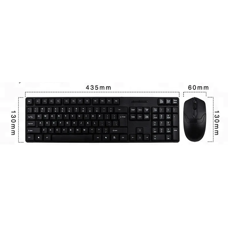 Wired  Keyboard Mouse Combo for Home Office Teclado