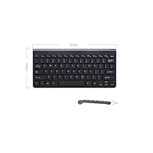 Mini Slim Wired USB Keyboard Chocolate Teclado for Laptop K8000 White black 78 keys