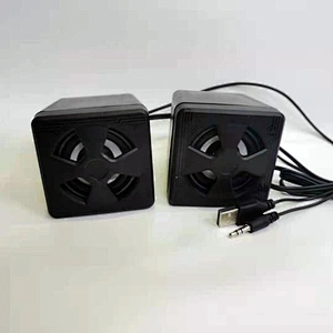 Led aux 3.5mm stereo surround music RGB speakers sound bar for computer 2.0 PC home notebook TV Lighted loudspeakers M01