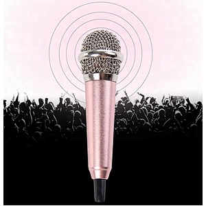 3.5mm Wired Mini karaoke Microphone for Cellphone PC Speaker MC6801A