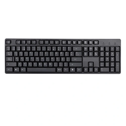 Wired USB Keyboard Office Espanol Taclado  Spanish Keyboard