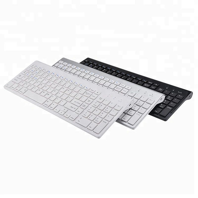 Slim  USB Wire Dual-mode Wireless Blue tooth Keyboard WK6805