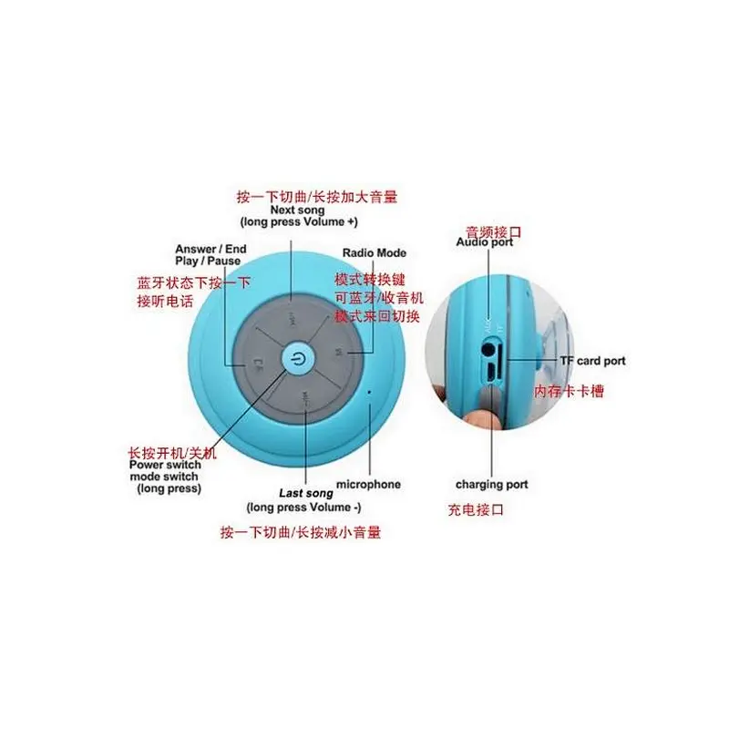 promotion gift custom logo  mini true wireless blue tooth radio speaker BT