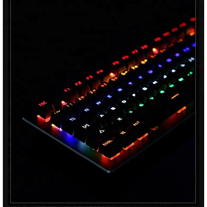 Metal Mechanical USB Wired Gaming Keyboard and Mouse Combo Backlight Teclado Marco MKM6801 RGB