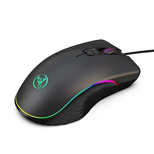 RGB Wired 7D LED Light Gaming Optical RGB Mouse Gamer 6400DPI
