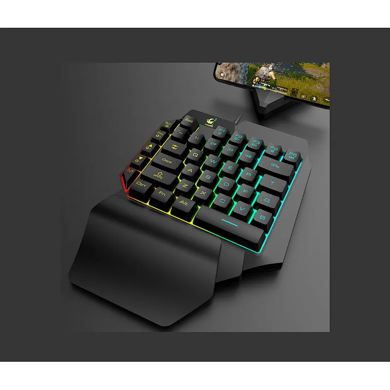 35 Keys One Single Hand Gaming Keyboard USB Wired PC Gaming Macro Keypad Gamer