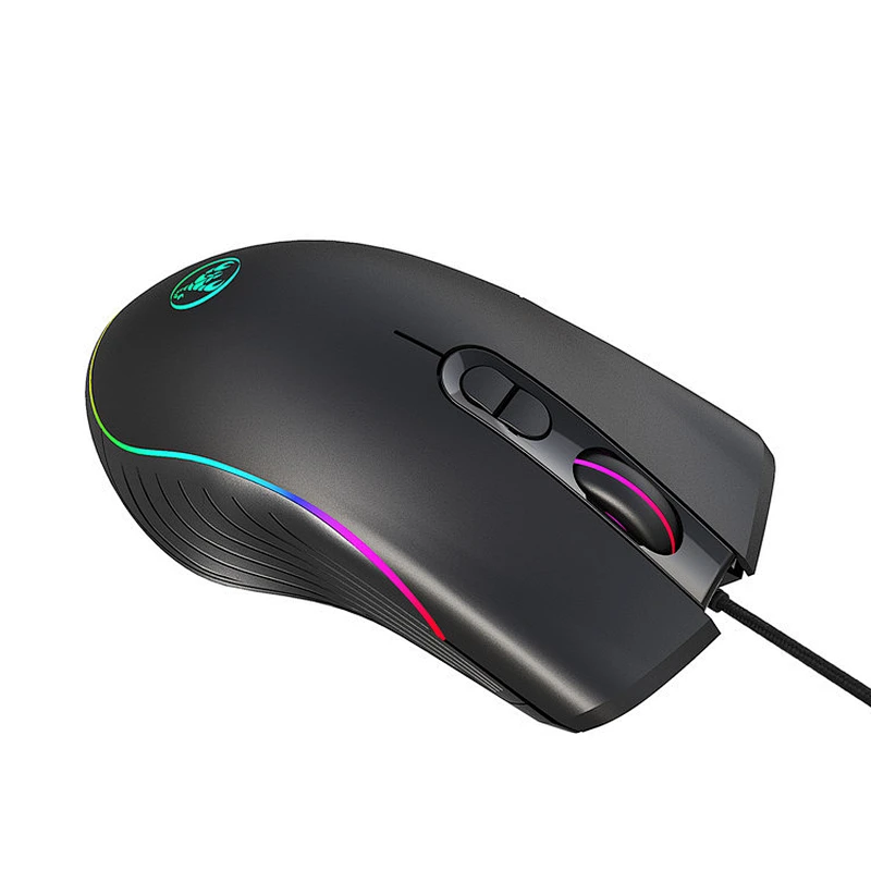 RGB Wired 7D LED Light Gaming Optical RGB Mouse Gamer 6400DPI