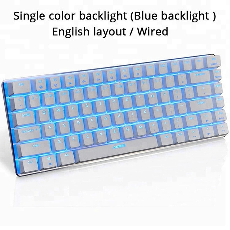 mechanical gaming keyboard wired Russian/English 26 key