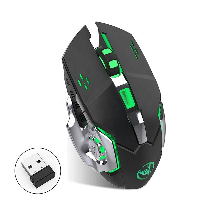Rechargeable Mouse 6D 2400DPI 2.4G Wireless Gaming Mouse