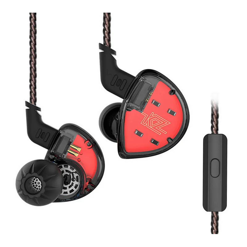 KZ ES4 Wired In Ear Earphone Earbuds with Removable Cable