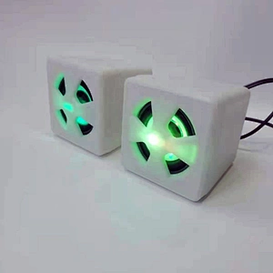 Led aux 3.5mm stereo surround music RGB speakers sound bar for computer 2.0 PC home notebook TV Lighted loudspeakers M01