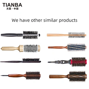 Wooden round brush