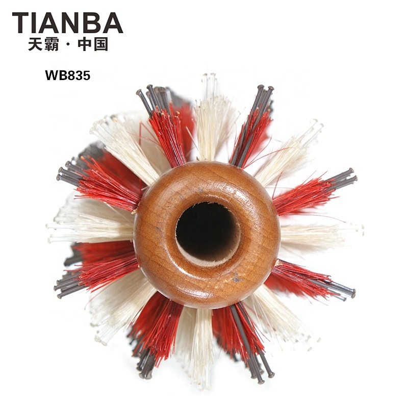 Wooden round brush