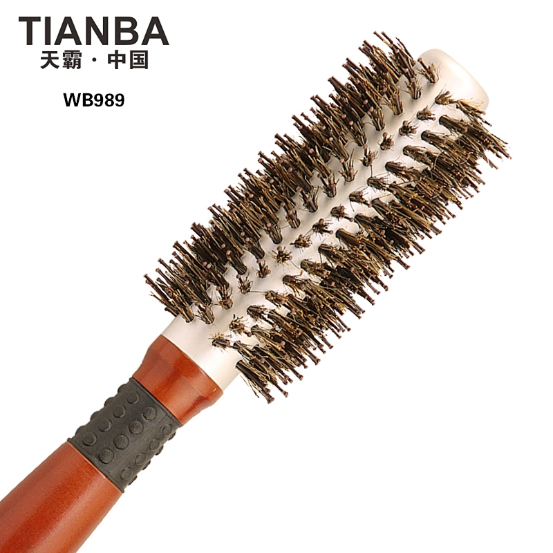 Wooden round brush