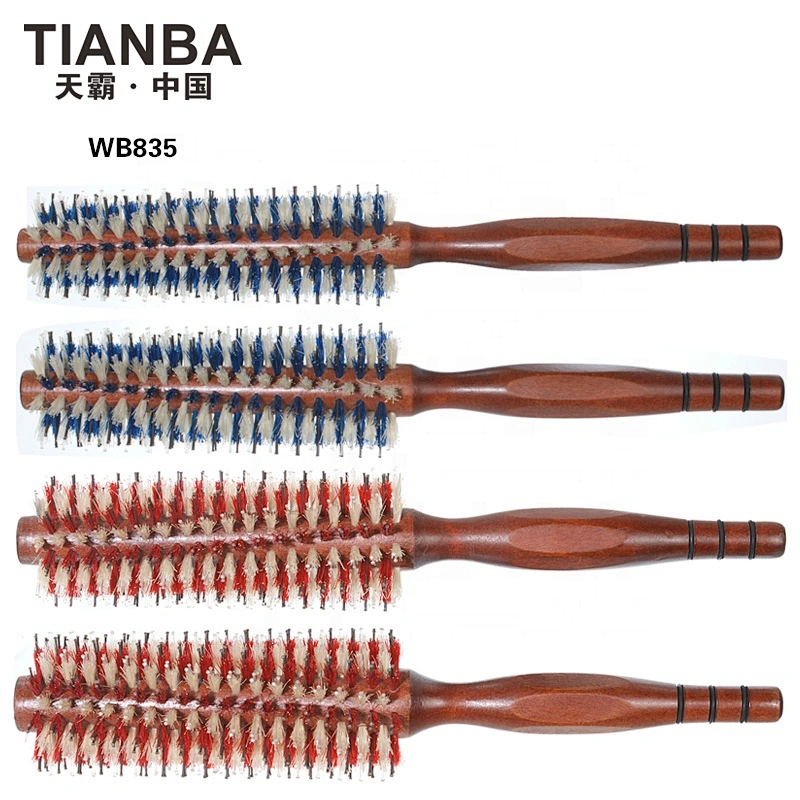 Wooden round brush