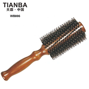 Wooden round brush