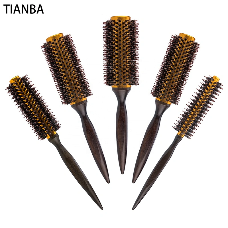 Wooden round brush