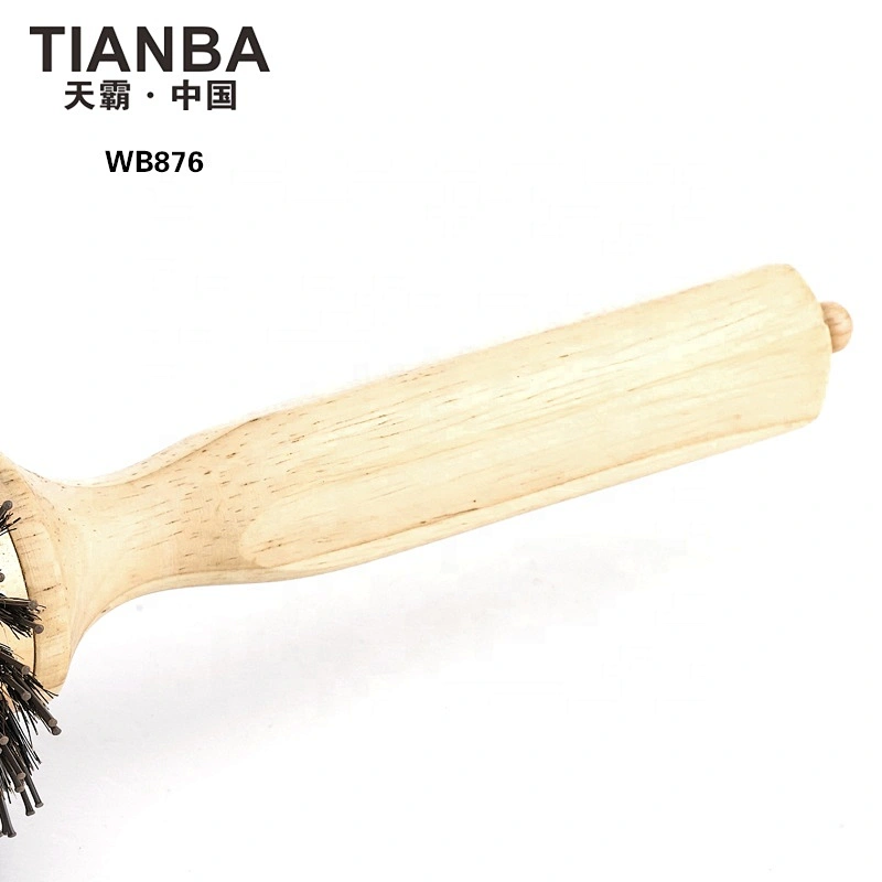 Wooden round brush