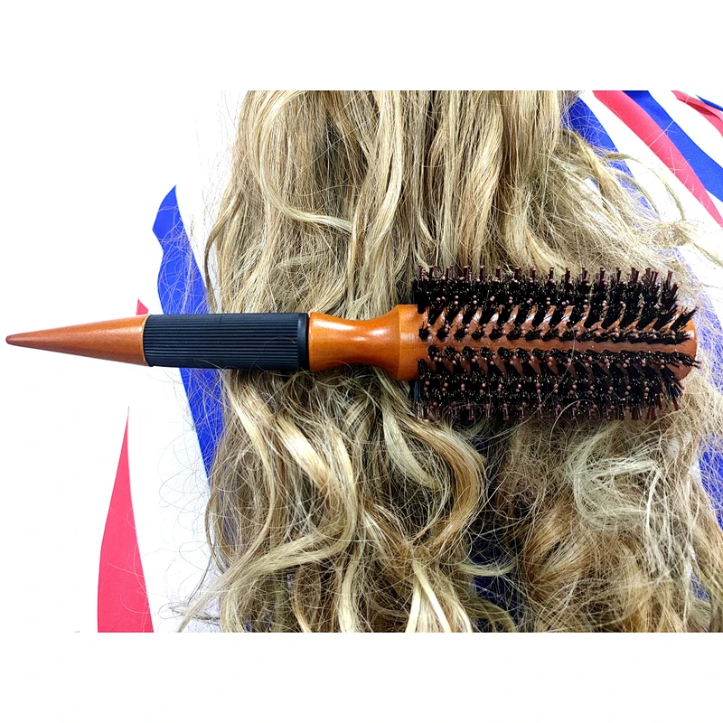 Wooden round brush